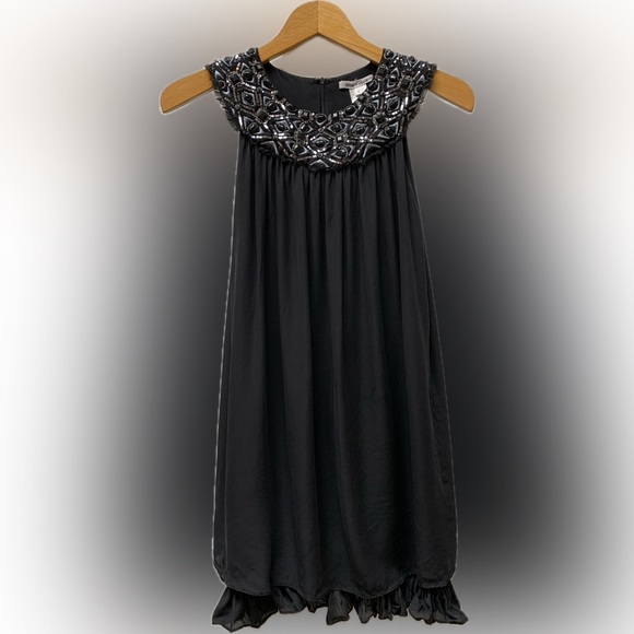 ALICE & OLIVIA 💯 Silk beaded mini dress - Picture 5 of 12